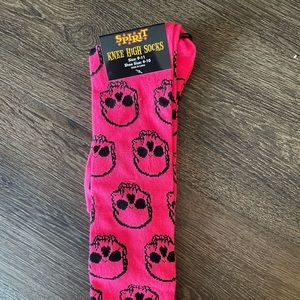 Knee high spirit Halloween skulls socks